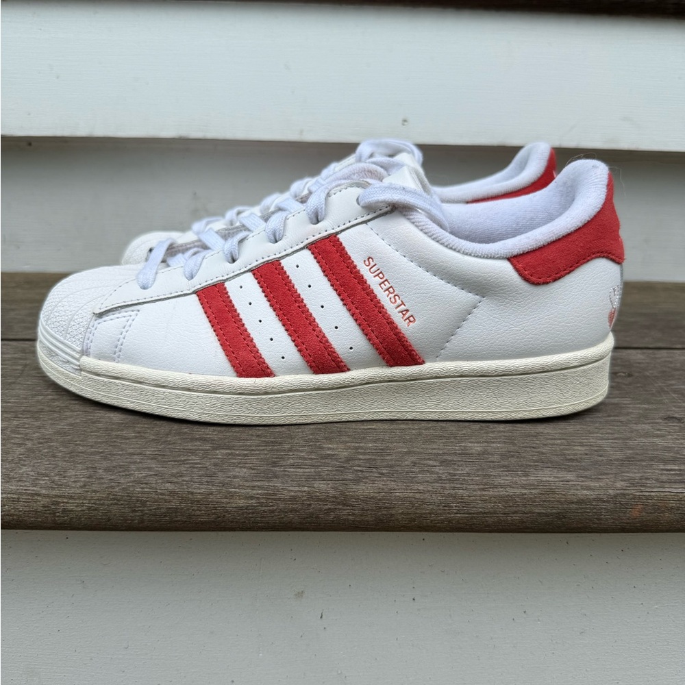 Women’s Adidas Originals Superstar Valentine’s Sneakers - RARE-